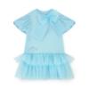 Picture of A Dee Pastel Parlour Sparkle Tulle Frill Dress - Soft Blue
