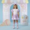 Picture of A Dee Pastel Parlour Solana Ice Cream Print Hair Clip - Lilac Dreams