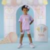 Picture of A Dee Pastel Parlour Solana Ice Cream Print Hair Clip - Lilac Dreams