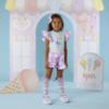 Picture of A Dee Pastel Parlour Solana Ice Cream Print Hair Clip - Lilac Dreams