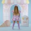 Picture of A Dee Pastel Parlour Sally Ice Cream Print Frill Skirt Set - Bright White