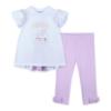 Picture of A Dee Pastel Parlour Skyler Ice Cream Cart Legging Set - Bright White