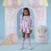 Picture of A Dee Pastel Parlour Stephanie Ice Cream Print Frill Bomber - Lilac Dreams