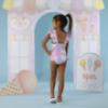 Picture of A Dee Pastel Parlour Raya Ice Cream Print Swimsuit - Lilac Dreams