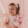 Picture of Little A Baby Girls Perfectly Pink Ora Bow Print Headband - Pink Blossom