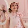 Picture of Little A Perfectly Pink Orella Bow Print Sunhat - Pink Blossom