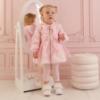 Picture of PRE ORDER Little A Baby Girls Perfectly Pink Ophilia Jacket With Bow Detail - Pink Blossom