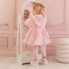 Picture of PRE ORDER Little A Baby Girls Perfectly Pink Ophilia Jacket With Bow Detail - Pink Blossom
