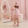 Picture of Little A Baby Girls Perfectly Pink Ocean Bow Print Jam Pant Set - Pink Blossom