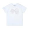 Picture of A Dee Bowtique Chic Rose Diamante Bow Skort Set X 2 - Bright White