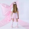 Picture of A Dee Bowtique Chic Rhea Knee High Bow Socks - Pink Blossom