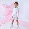 Picture of A Dee Bowtique Chic Reese Hoody Cycling Short Set X 2 - Bright White