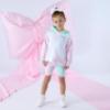 Picture of A Dee Bowtique Chic Reese Hoody Cycling Short Set X 2 - Bright White