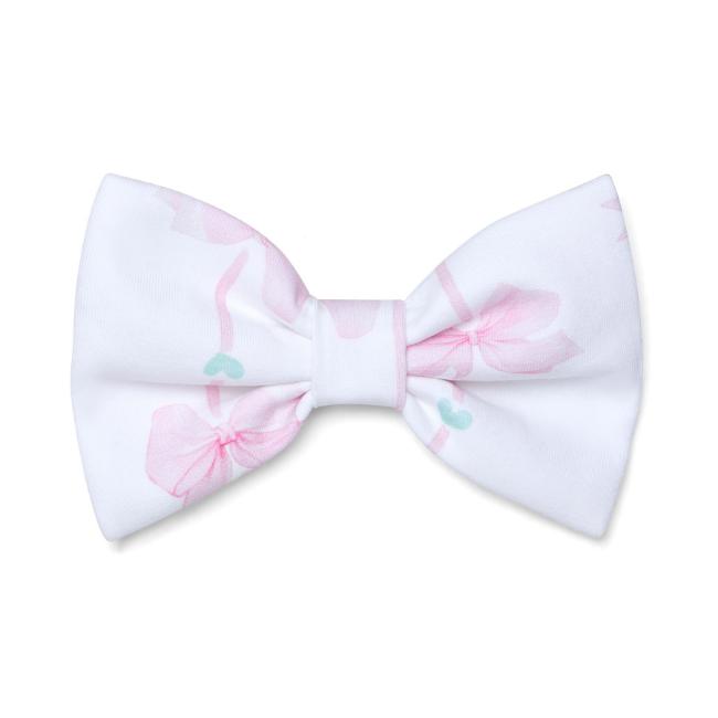 Picture of A Dee Bowtique Chic Rosslyn Bow Print Hair Clip - Bright White
