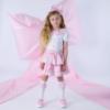 Picture of A Dee Bowtique Chic Patty Bow Print Platform Trainer - Pink Blossom
