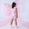 Picture of A Dee Bowtique Chic Rina Bow Print Ankle Socks - Pink Blossom