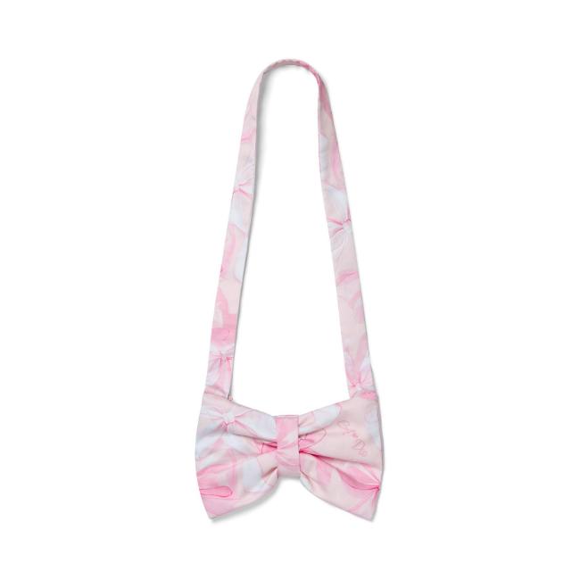 Picture of A Dee Bowtique Chic Rylee Bow Print Bow Shape Bag - Pink Blossom