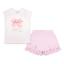 Picture of A Dee Bowtique Chic Roxy Broderie Anglaise Short Set - Bright White