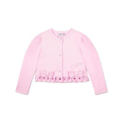 Picture of A Dee Bowtique Chic Renee Broderie Anglaise Cardigan - Pink Blossom