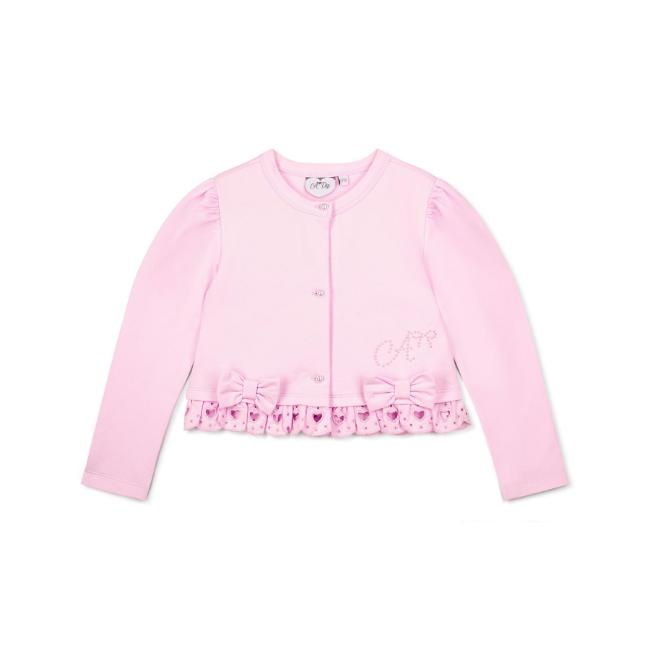 Picture of A Dee Bowtique Chic Renee Broderie Anglaise Cardigan - Pink Blossom