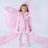 Picture of A Dee Bowtique Chic River Bow Print Hooded Jacket - Pink Blossom