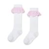 Picture of A Dee Bowtique Chic Rae Broderie Anglaise Knee High Socks - Bright White
