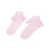Picture of A Dee Bowtique Chic Rosalie Broderie Anglaise Ankle Socks - Pink Blossom