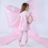 Picture of A Dee Bowtique Chic Ria Bow Print Legging Set With Back Insert - Pink Blossom