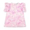 Picture of A Dee Bowtique Chic Rachel Bow Print Legging Set With Broderie Anglaise - Pink Blossom