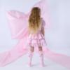 Picture of A Dee Bowtique Chic Riri Bow Print Skirt Set With Broderie Anglaise - Pink Blossom