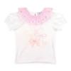 Picture of A Dee Bowtique Chic Riri Bow Print Skirt Set With Broderie Anglaise - Bright White