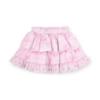 Picture of A Dee Bowtique Chic Riri Bow Print Skirt Set With Broderie Anglaise - Bright White