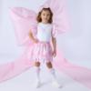Picture of A Dee Bowtique Chic Remi Bow Print Mix Dress - Bright White