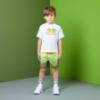 Picture of Mitch & Son JNR Reid T-shirt & Reed Gradient Print Swimshorts Set X 2 - Bright Orange