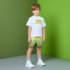 Picture of Mitch & Son JNR Reid T-shirt & Reed Gradient Print Swimshorts Set X 2 - Bright Orange