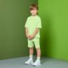 Picture of Mitch & Son JNR Rory Dropped Shoulder Short  Set X 2 - Lime Sherbet