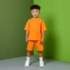 Picture of Mitch & Son JNR Rory Dropped Shoulder Short  Set X 2 - Bright Orange