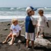 Picture of Mitch & Son JNR Porter Dropped Shoulder Sweat Short Set X 2 - Stone Beige