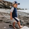 Picture of Mitch & Son JNR Phillip Poly Soft Short Set X 2 - Blue Navy