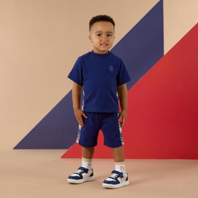 Picture of Mitch & Son JNR Phoenix AOP Panel Soft Set X 2 - Blue Navy