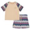 Picture of Mitch & Son JNR Paxton AOP Soft Set X 2 - Stone Beige
