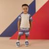 Picture of Mitch & Son Boys Easy On/Off Jump Large M Trainer - Blue Navy