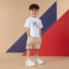 Picture of Mitch & Son JNR Preston Soft Set With Shorts - Bright White