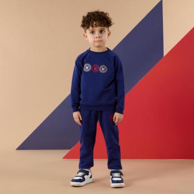 Picture of Mitch & Son JNR Paolo Tracksuit X 2 - Blue Navy