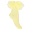 Picture of PRE ORDER Daga Girls Tutti Fruitti Ankle Socks With Tulle - Yellow