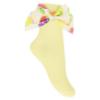 Picture of PRE ORDER Daga Girls Tutti Fruitti Ankle Socks With Bow - Yellow