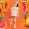 Picture of PRE ORDER Daga Girls Tutti Fruitti Ankle Socks With Bow - Yellow