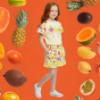Picture of PRE ORDER Daga Girls Tutti Fruitti Top & Print Shorts Set X 2 - White Multi