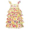 Picture of PRE ORDER Daga Girls Tutti Fruitti Ruffle Dress - Yellow Multi