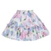 Picture of PRE ORDER Daga Girls Pastel Bloom Top & Ruffle Skirt Set X 2 - White Pink Blue